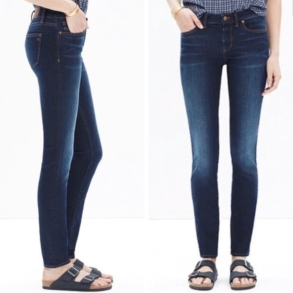 Madewell Dark Wash Skinny Skinny Jeans Classic